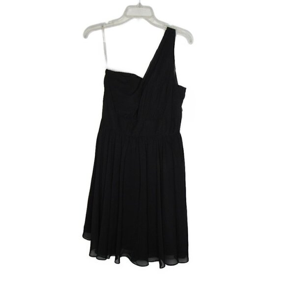 Pretty Maids - Grecian Style Black Chiffon Dress - Size 6 - Picture 1 of 7
